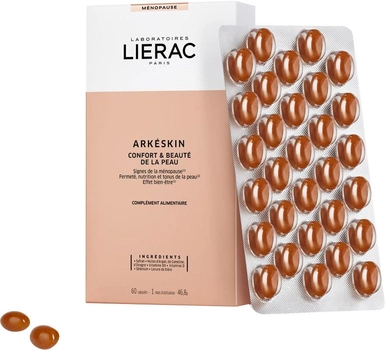 Комплекс вітамінів та мінералів Lierac Arkéskin Comfort And Beauty Skin 60 капсул (3508240014247)