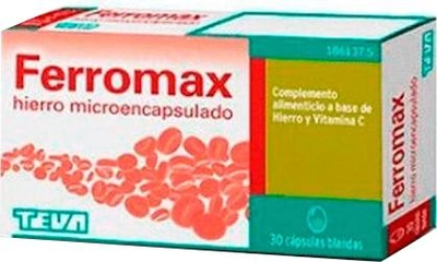 Дієтична добавка Teva Pharma Ferromax 30 м'яких таблеток (8470001861375)