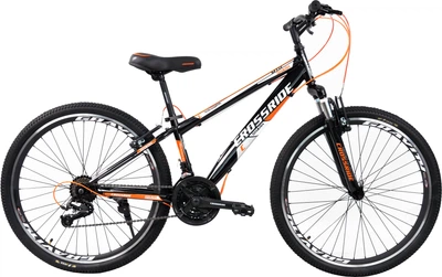 Велосипед Crossride Shark ST МТВ 26" 15" 2023 Чорно-жовтогарячий (0173-150-П)