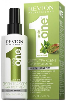 Spraye do włosów Revlon Uniq One Green Tea All In One Hair Treatment 150 ml (8432225129853)