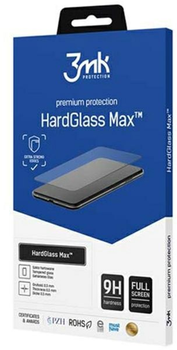 Захисне скло 3MK HardGlass Max для Xiaomi Redmi Note 12 Pro+ (5903108496391)