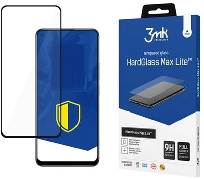 Захисне скло 3MK HG Max Lite для Realme 8 5G чорне (5903108390231)