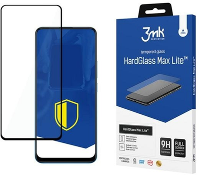 Szkło hartowane 3MK HG Max Lite do Realme 8 Pro czarne (5903108384414)