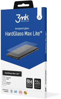 Захисне скло 3MK HG Max Lite для Samsung Galaxy A13 5G SM-A136 чорне (5903108467322)