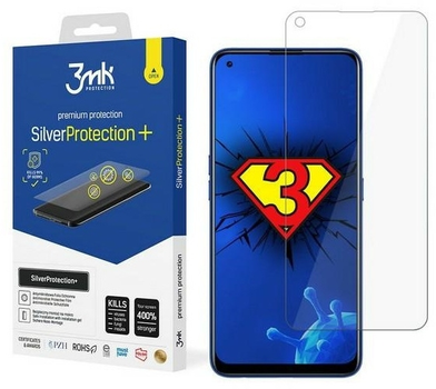 Захисна плівка 3MK SilverProtection+ для Realme 7 Pro антибактеріальна (5903108316866)