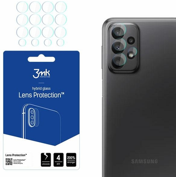 Гібридне захисне скло 3MK Lens Protection для камери Samsung Galaxy A23 4G/A23 5G 4 шт (5903108465625)