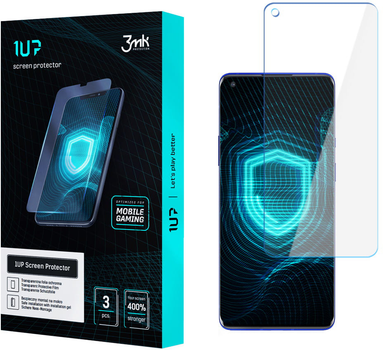 Комплект захисних плівок 3MK 1UP screen protector для OnePlus 8 5G 3 шт (5903108394239)