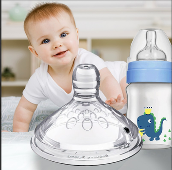 Соска антиколікова, швидкий потік, "Natural nursing" "BabyOno"