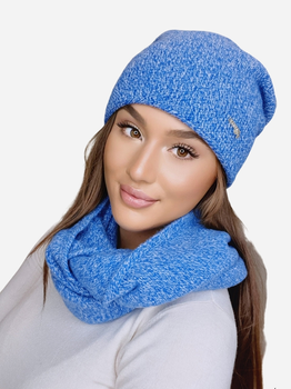 Комплект (шапка + шарф) Kamea K.22.249.17 One Size Синій (5903246760200)