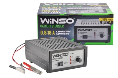 Зарядное устройство для свинцово-кислотных АКБ портативное Winso 12V, 18А (L-IDO_N33S)