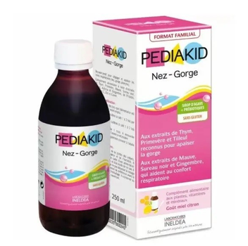 Сироп горло-ніс для дітей, (Nose Throat Family Size), Pediakid, 250 мл (PED-02245)