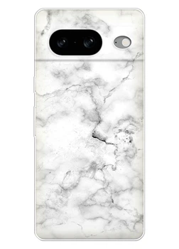 Силіконовий чохол ПринтОК для Google Pixel 8 Pro - Білий мармур