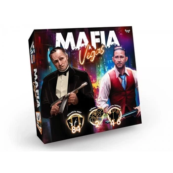 Настольная игра Danko Toys Mafia Vegas MAF-02-01U 137 предметов 4203131