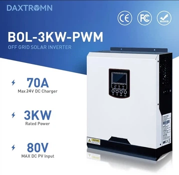 Інвертор гібридний Daxtromn&nbsp; BOL-3KW-PWM 3KVA 3000W з чистою синусоїдою в наявності
