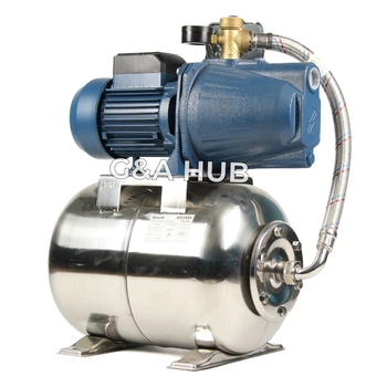 Насосная станция ROSA JET 100 L, 1.1 kW + нержавеющий гидроаккумулятор 24 литра