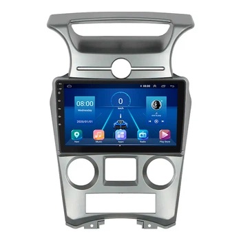 Штатная магнитола Lesko для Kia Carens II (UN) Auto AC 2006-2012 экран 9" 2/32Gb 4G Wi-Fi GPS Top КИА Каренс