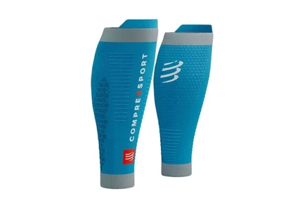 Компрессионные гетры спортивные Compressport R2 3.0, Hawaiian Ocean/Alloy, T1 (размер 30-34)