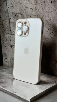 Протиударний чохол CaseFashion Matte Glass case для iPhone 12 Pro Max White