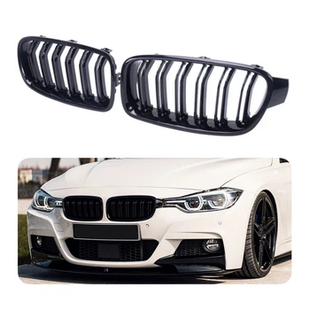 М решетка радиатора двойные ноздри для BMW 3 серии F30 F31