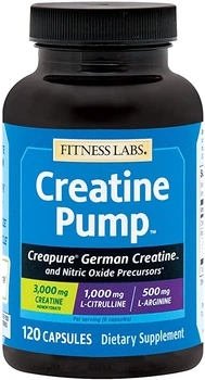 Креатин Fitness Labs Creatine Pump 120 Capsules