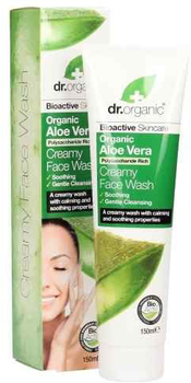 Żel do mycia twarzy Dr Organic Aloe Vera Cream Face Wash 150 ml (5060391842080)
