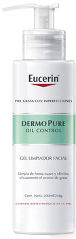 Гель для вмивання Eucerin Dermopure Oil Control Facial Cleansing 200 мл (4005800180576)