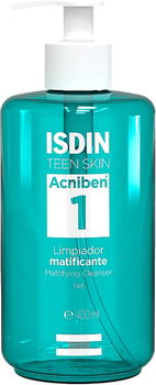 Żel do mycia twarzy Isdin Acniben Acniben Mattifying Cleansing 400 ml (8429420227590)