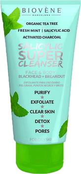 Засіб для вмивання Biovene Salicyclic Super Cleanser Face y Body Blackhead Breakout 200 мл (8436575095233)