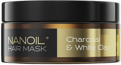 Maska do włosów Nanolash Hair Mask Charcoal y White Clay 300 ml (5905669547048)