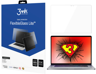 Захисне скло 3MK FlexibleGlass Lite для Apple Macbook Pro 13" (5903108255035)