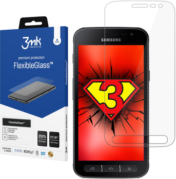 Захисне скло 3MK FlexibleGlass для Samsung Galaxy Xcover 4 SM-G390F (5901571197159)