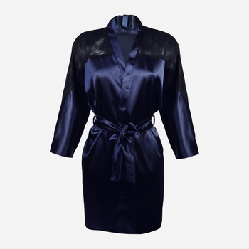 Халат жіночий DKaren Marion L Navy Blue (5903251378025)