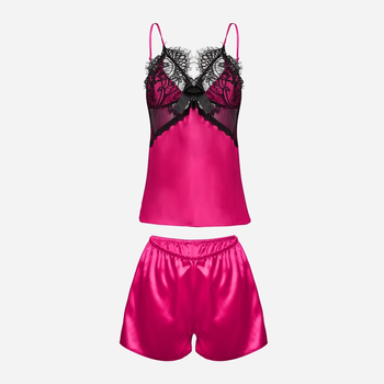 Piżama (szorty + koszulka) DKaren Beatrice XS Dark Pink (5903251398948)