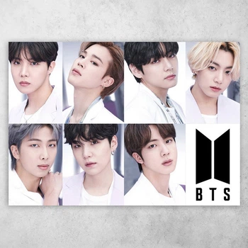 Плакат постер CupKit "BTS / БТС" №1 А4 21х29,7 см