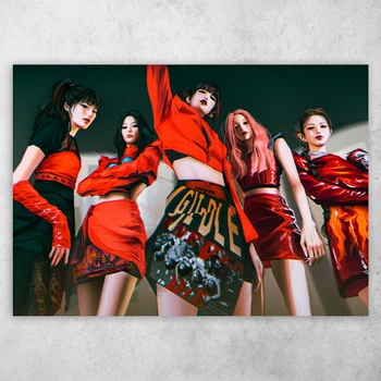 Плакат постер CupKit "(G)I-dle / Джи Айдл" №22 А3 42х29,7 см