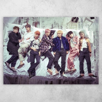 Плакат постер CupKit "BTS / БТС" №7 А4 21х29,7 см