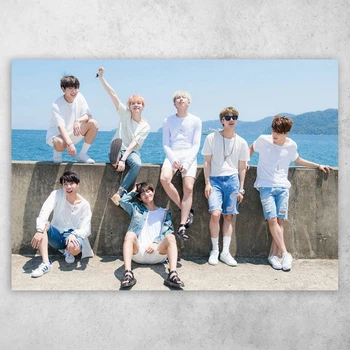 Плакат постер CupKit "BTS / БТС" №35 А4 21х29,7 см
