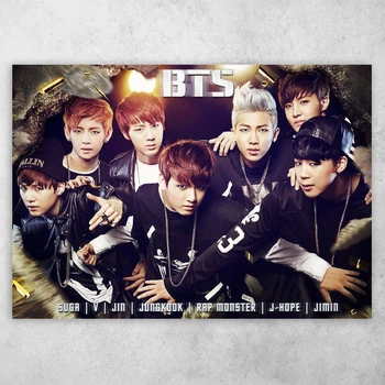 Плакат постер CupKit "BTS / БТС" №11 А4 21х29,7 см