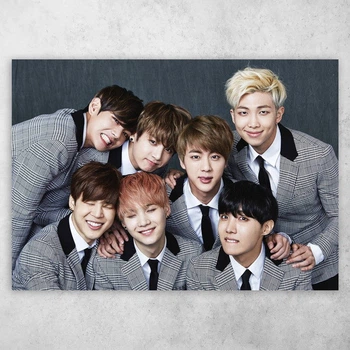 Плакат постер CupKit "BTS / БТС" №17 А4 21х29,7 см