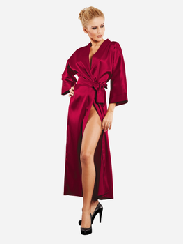 Халат жіночий великого розміру DKaren Plus Size 130 5XL Crimson (5901780637071)