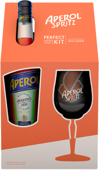 Аперитив Aperol Aperetivo 0.7 л 11% + бокал (4820180020256)
