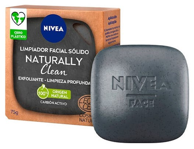 Скраб для обличчя Nivea Naturally Clean Active Charcoal Facial Scrub 75 г (4005900843197)