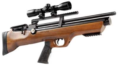 Пневматична гвинтівка Hatsan PCP Flashpup SET (насос+приціл 4х32)