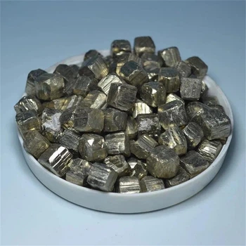 Кубики пирита 50 грамм, 10*10*10 мм