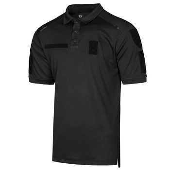 Тактична футболка Поло Paladin CoolPass Antistatic Black Camotec розмір XL