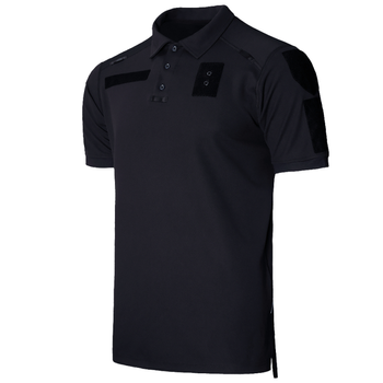 Тактична футболка Поло Paladin PRO CoolPass Black/Blue Camotec розмір S