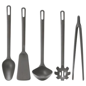 IKEA 365+ HJÄLTE Tongs, stainless steel/black - IKEA