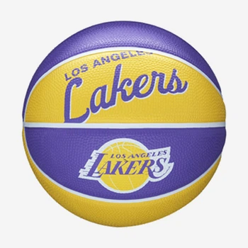 Мяч баскетбольный Wilson NBA Team Retro BSKT Mini LA Lakers WTB3200XBLAL Размер мяча: Size 3