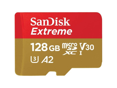 Карта памяти microSDXC SanDisk Extreme Mob Gaming 128Gb cl 10 V30 (R170MB/s,W80MB/s) SDSQXAA-128G-GN6GN