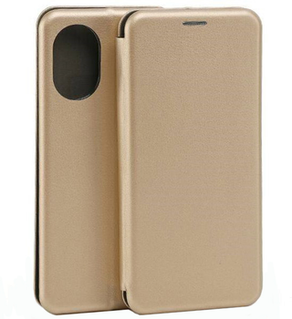 Etui z klapką Beline Book Magnetic do Oppo Reno 5 Lite Gold (5904422915780)